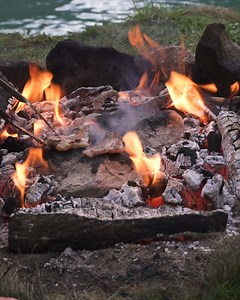 35K views · 691 reactions | Melting Luxury on Stones: Wagyu A5+, the pinnacle of flavor, sizzles on glowing firestones. A dance of heat and unmatched quality. Who's ready to indulge in this fiery spectacle? 數 #WagyuSteak #Cookedonfire #Firekitchen | Fire Kitchen | Facebook