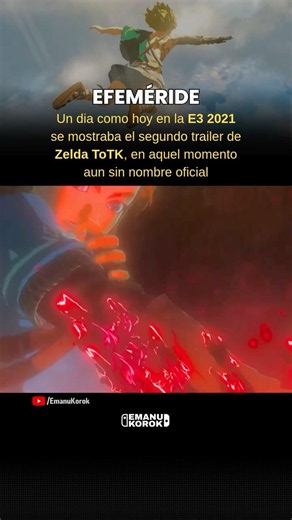 a 5 AÑOS de este EPICO trailer | Zelda Tears of the Kingdom E3 2021
