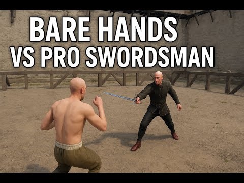 Fighting a Pro Swordsman with Bare Hands! (Impossible Challenge)