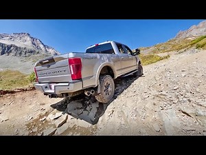 BRAND NEW Ford F-250 Diesel TREMOR Off Roading up a 12,000 FT Mountain Pass