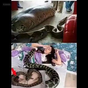22K views · 74 reactions | Woman slept with her python every night until the vet showed her a surprising … See more | US Police Officers | Facebook