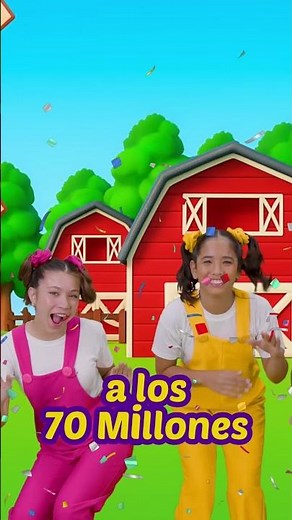 Baila y Festeja junto a Chiki Toonz 🎊 ¡Somos 70 Millones! #Shorts