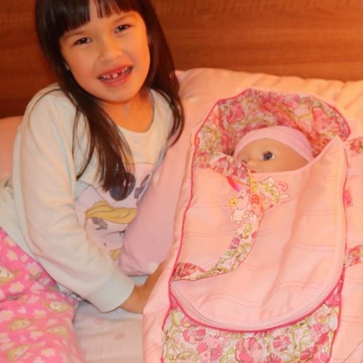 Baby Annabell 2 in 1 Sleeping Bag and Carrier Unboxing & Demo with Doll