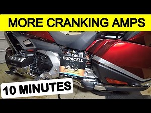 Duracell Battery Install 2021 Goldwing Tour