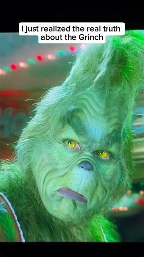 Real truth about The Grinch #thegrinch #thenightmarebeforechristmas #christmas #grinch