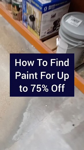 Get paint for cheap to paint walls, trim, furniture, cabinets, and more. DIY on a budget. I've painted so much over the years with Oops Paint #thedailydiy #diy #doityourself #reno #diyproject #diybudget @homedepot