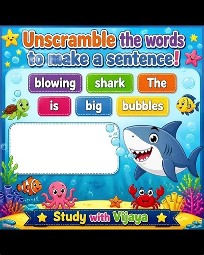 Brain Boost Word Scramble: Build the Sentence! ‪@gsvhj‬