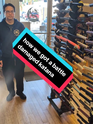how we got a battle damaged katana | kitana fan blades