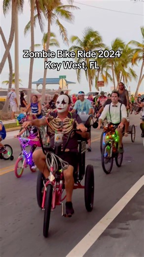 Zombie Bike Ride Key West 2024 #keywest #keywestflorida #keywestfl #floridakeys #thingstodoinkeywest #fyp #zombiebikeride2024 #zombiebikeride #fantasyfest #fall #halloween | Life On the Rocks Charters