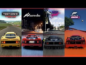 FERRARI F40 In Racing Games