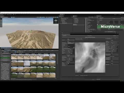 Noise Generator: Height Map with MicroVerse