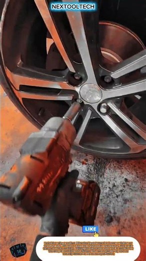 High-Torque Cordless Impact Wrench for Quick Wheel and Lug Nut Removal
