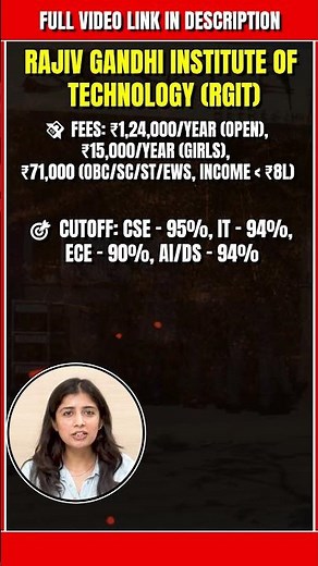 Rajiv Gandhi Institute of Technology Mumbai | Affordable Fees & Strong Placements