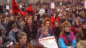 X Case Protest March