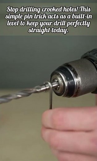 Use A Simple Pin For Perfect Drilling Alignment