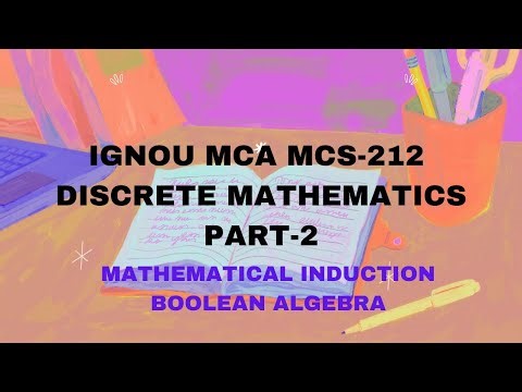 IGNOU MCA MCS-212 DISCRETE MATHEMATICS PART-2 #ignou #ignoumca #ignousolvedassignment