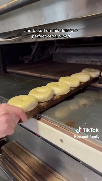 BTS of our bagel making process 🥯 #bagels #nj #behindthescenes #bakin...