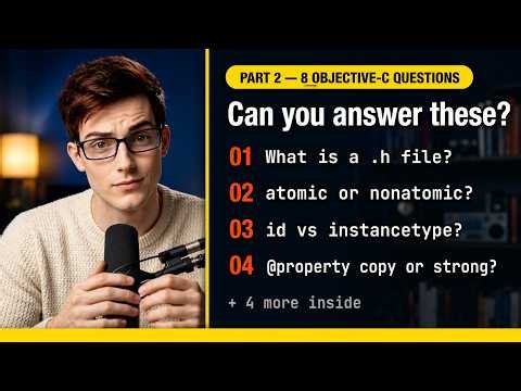 Objective-C Is Still on iOS Interviews in 2026 - Part 2 - 8 Questions