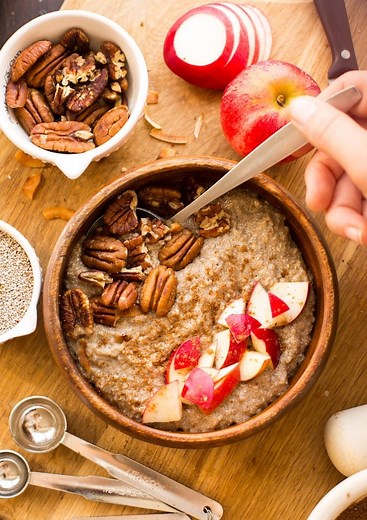 Warm Chai Chia Pudding