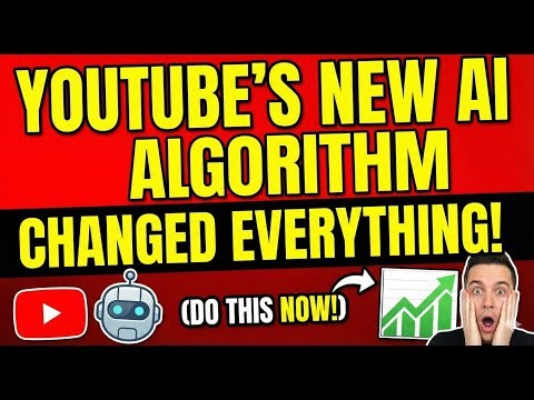 YouTube's New AI Algorithm Just Changed Everything (do this now!)