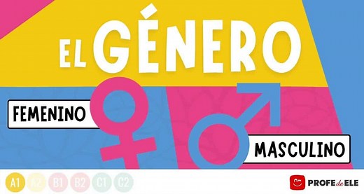El género masculino y femenino en español