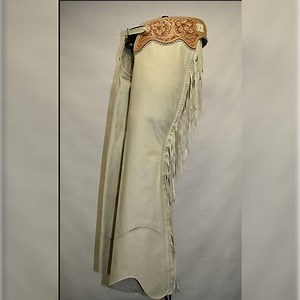Cream Leather Fringe Chaps – Western Rodeo Cowboy Cowgirl Outfit - Etsy