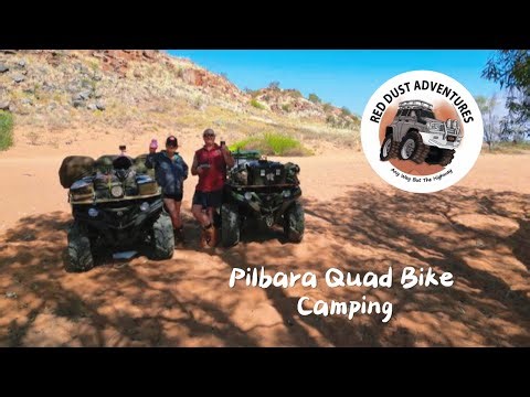 Quad Bike / ATV Camping in the Pilbara WA Australia