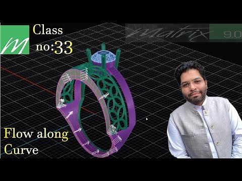 How to learn | Matrix 9 | Lesson 33 | flow along curve | gold ring |