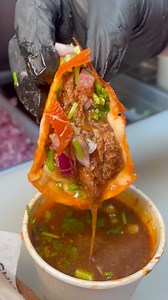 81K views · 1.2K reactions | Quesabirria tacos at papi tacos & churros in Los Angeles #grubspot | Grubspot. | Facebook