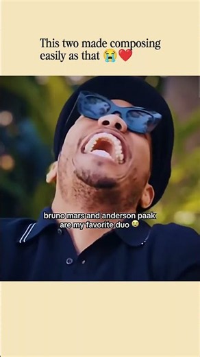 Bruno Mars & Anderson Paak easily as that 😳