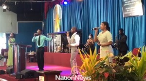 People’s Cathedral is one of the churches which is approved for more than 25 in-house during service, but worshippers are, for the most part, still opting to watch from at home during the latest COVID-19 surge. This morning, a small group was in church where spacing and sanitising were observed. (Video by Jameel Springer) #MeAndMyNation #YourNewsYourTimeYourWay #TheSourceMatters #BarbadosNation #Barbados #BarbadosNews | The Nation Barbados