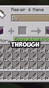 Minecraft's anvil glitch duplication tutorial