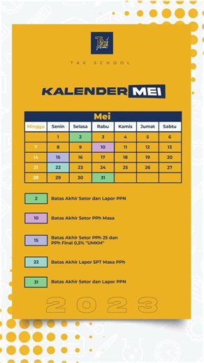 Belajar bareng yuk di tax mastery, untuk pendaftarannya bisa klik link (bit.ly/RegTaxMastery) gengs see u!🩵 #fyp #pajak #fypシ #PPN #ppn #pajakindonesia #kalenderpajak #taxschoolid