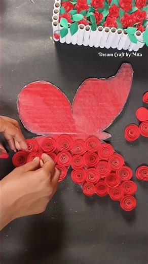 How To Make Paper Butterfly 🦋 / Easy Paper Butterfly #diy #craft #wallpaper #shorts #trending