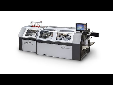 Automatic folding and book sewing machine – Universe – Meccanotecnica
