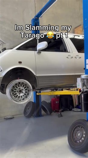 Toyota Tarago Modification: Wheels and Coilovers Installation