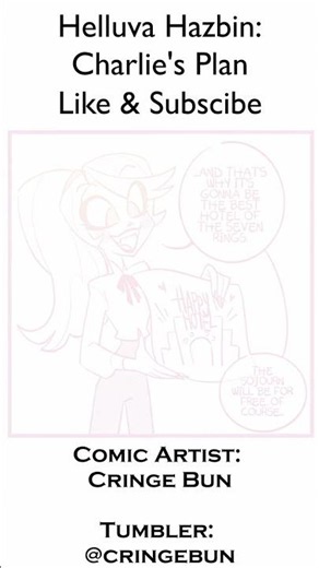 Charlie's Plan: Helluva Boss x Hazbin Hotel Comic Dub #shorts