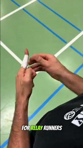 Why Track Athletes Tape Their Fingers Like This
