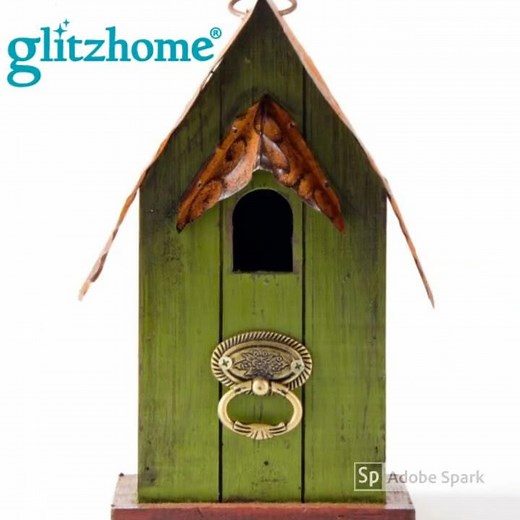 Top 12 Decorative Birdhouse - Garden Distressed Wooden Bird House