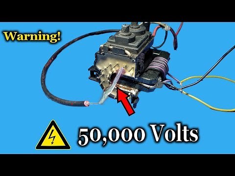 Experiment With High Voltage Flyback Transformer