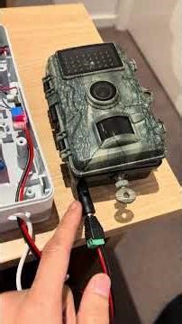 Trail camera with 6V DIY off grid power!