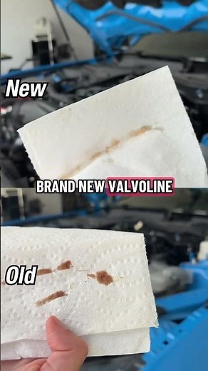 I Checked My Oil Before & After | Mobil 1 vs Valvoline 🛢️🏎️ #car #oil #auto ‪@mobil‬ ‪@ExxonMobil‬