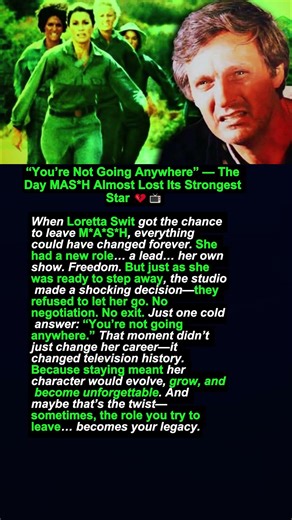 “You’re Not Going Anywhere” — The Day MAS*H Almost Lost Its Strongest Star 💔📺 #shortsvideo