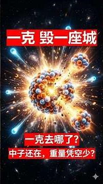质量不守恒？一克毁一城 #伊朗核协议, #铀浓缩, #离心机, #U-235, #同位素分离, #硬核知识, #跨界思考, #奥本海默