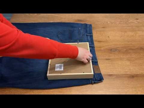 Put a picture frame on your jeans (this is GENIUS!)