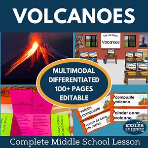 Volcanoes Complete Lesson Plan - Grades 6 7 8