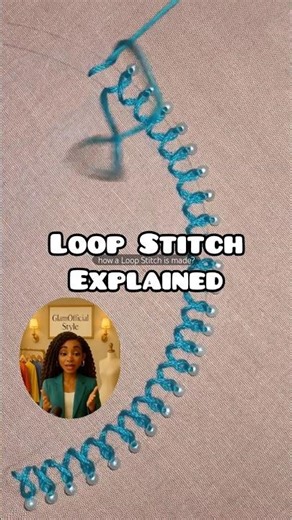 How Is a Loop Stitch Made? #diy #sewing