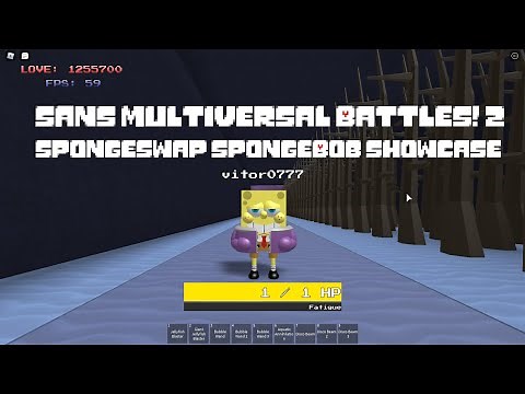 Sans Multiversal Battles 2 - SpongeSwap SpongeBob Showcase