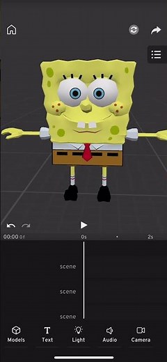 The 4 spongebob models