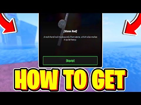 How To GET STONE ROD SHOWCASE In Fisch! Roblox